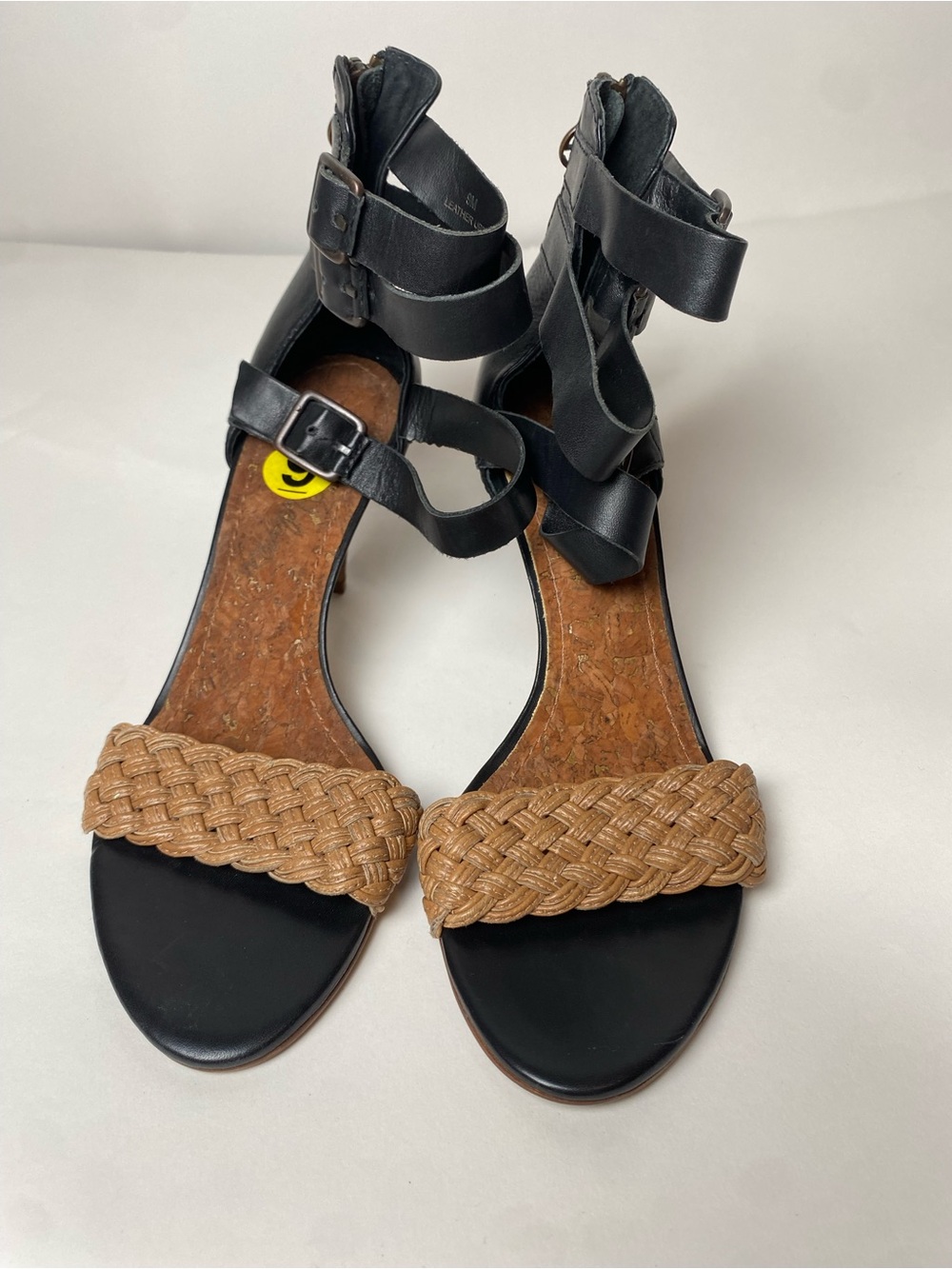 Sam Edelman Black and Tan Heels size 9 - Picture 3 of 7